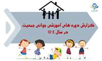 گزارش دوره های برگزار شده در خصوص جوانی جمعیت در سال 1404